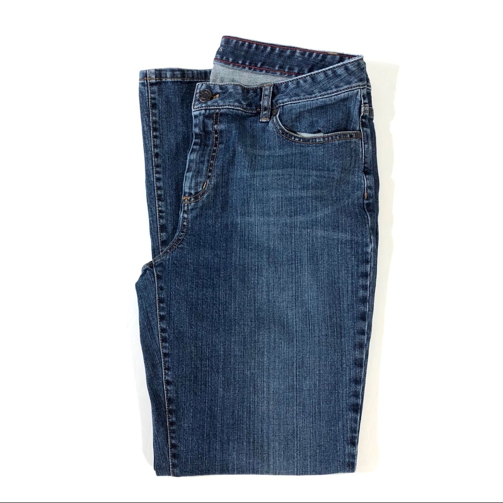 Talbots Outlet Mid Rise Signature Boot Cut Jeans - Picture 2 of 8